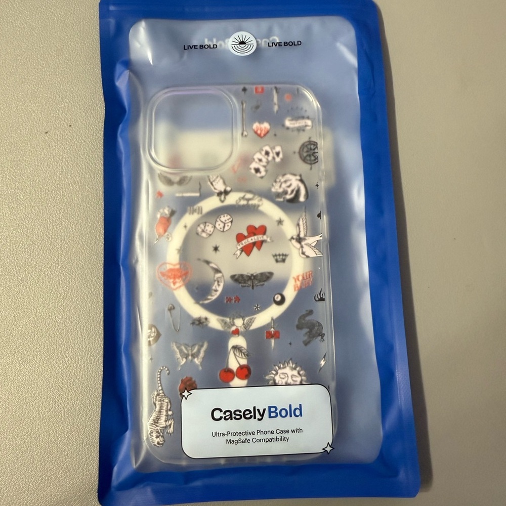 Casely Not A Phase Clear iPhone 15 Case with MagSafe